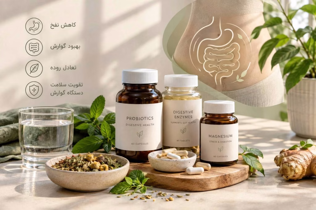مکمل های گوارشی و مواد معدنی